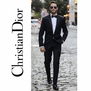 Dior Custom Full Tuxedo 40L Pants 32w x 32i 1 button Ventless Gently worn